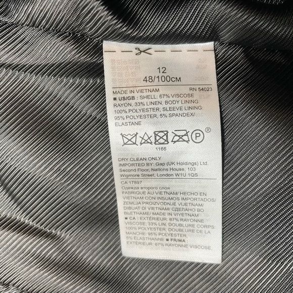 Banana Republic Blazer Suit Jacket Womens - Picture 4 of 8